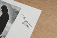 ユージン・スミス写真展「水俣：生 その神聖と冒」ポスター（サイン入）1973 西武池袋