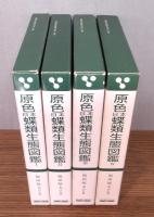 原色日本蝶類生態図鑑　全4巻揃い　 函付き