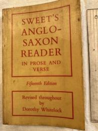 Sweet’ｓ　Ａｎｇｌｏ－Ｓａｘｏｎ　Ｒｅａｄｅｒ　　in  prose and verse