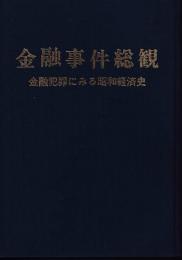 金融事件総覧　金融犯罪にみる昭和経済史