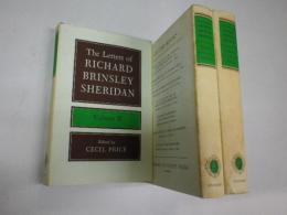 英文「リチャード・ブリンズリー・シェリダン書簡集」The Letters of RICHARD BRINSLEY SHERIDAN. 3 olumes. Complete.