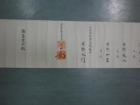肥後流体術伝書（肥後流体術秘伝書）　巻子一巻