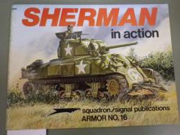 英文写真集「M4中戦車シャーマン」Sherman in action. Squadron/signal publications. Armor Number 16
