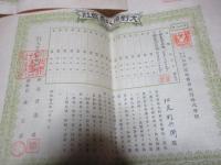 大野原牧畜会社株券（長崎）
