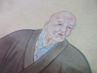 山田宗偏像　（八世宗偏流家元宗有の賛）　刷り物か？
