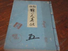 狂歌　猿の人真似