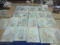 歌川国芳　美人浮世絵　21枚（痛み、参考品として）