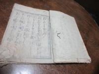 復讐竒談信夫摺在原草紙 序のみ