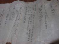 佐賀藩士　関権七家系図　残欠