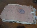 明治末頃？　本郷小学校六年　長岡？子嬢　図画綴じこみ帖