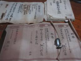 明治期　土地に関する雑資料　地券の名義は細川行眞（宇土細川家当主）