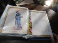 某熊本老舗古書店あて、欧米有名古書店カタログ（送り封筒つき）　1990年代末　18点ほど