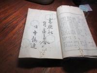 安政ころ　江戸　湯島あたり？の月並俳諧句合　冊子の綴り