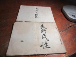 （筑前　怡土郡川原村）矢野家　伝記　系譜