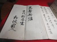 幕末熊本？書道折帖　（松坡散人・など）