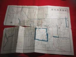 佐賀市街地図　（折れ目切れ、参考品）
