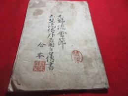 （茶道）志野流会節志野流伝外三固之口伝書　