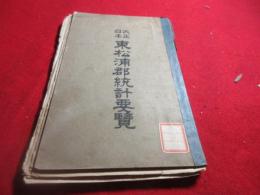 大正4年　東松浦郡統計要覧　