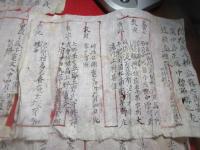 旧唐津藩庄屋家　松隈家系図断簡