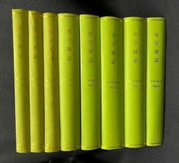 地学雑誌　第84巻805号～96巻886号　全8巻に製本済