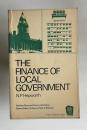 THE FINANCE OF LOCAL GOVERNMENT　＜The New Town and Country Hall Series No.6＞