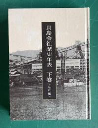 貝島会社歴史年表　下巻（昭和編）