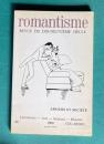 Romantisme, numero 68. Amour et societes, 1990　<Revue du dix-neuvieme siecle>