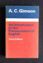 An Introduction to the Pronunciation of English　Third Edition