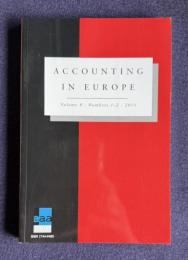 ACCOUNTING IN EIROPE　＜Volume 8：Numbers 1-2：2011＞