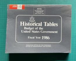 Historical Tables Budget of the United States Goverment　Fiscal Year 1986