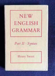 New English Grammar：Part Ⅱ・Syntax