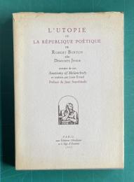 L'utopie ou la republique poetique Broche