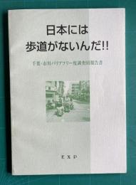 日本には歩道がないんだ!!　千葉・市川バリアフリー度調査団報告書