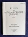 ETUDES DE LANGUE ET LITTERATURE FRANCAISES　（フランス語フランス文学研究） No.46
