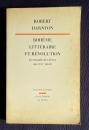 Boheme litteraire et revolution : Le monde des livres au XVIIIeme siecle