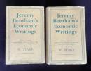Jeremy Bentham's Economic Writings：Critical Edition Based on His Printed Works and Unprinted Manuscripts　Volume 1/2　2 Volumes