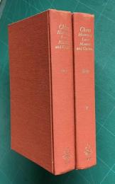CHINA： A History of the Laws, Manners　and Customs of the People　〔2 Volumes〕