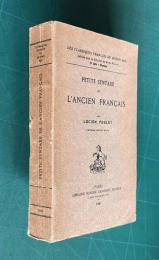 PETITE SYNTAXE de L'ANCIEN FRANCAIS