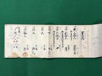 文久四年　仲津郡長井手永山鹿村人別男女御改帳