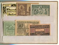 ノートゲルド収集帳　NOTGERD Emergency Paper Money GREAT WAR