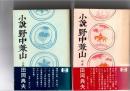 小説　野中兼山　上・中巻　（全3巻うちの2冊）　　　