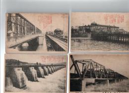 大阪　絵葉書　モノクロ写真版4枚　　　　