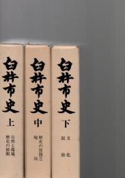 臼杵市史　上・中・下　3冊揃い　（大分県）　　　　　　　