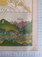 中津市新地図/耶馬溪案内図