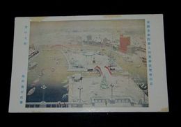 池田遙村　雪の大阪　帝國美術院第9回美術展覧会（絵葉書）1枚