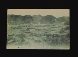 肥前　蠣之浦港全景（絵葉書）1枚