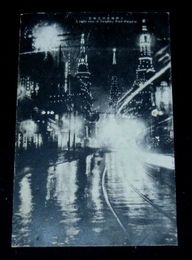 中国上海　南京路之夜景（絵葉書）1枚