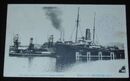 三井三池港鉄桟橋に於ける汽船（絵葉書）1枚