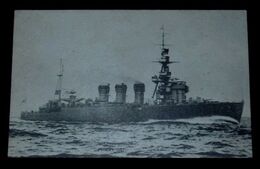 巡洋艦　球磨　多摩　木曽　北上　鬼怒　名取　長良（絵葉書）1枚