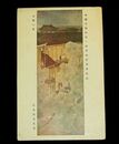 石田楳窗　水国の暮　帝國美術院第1回美術展覧会（絵葉書）1枚